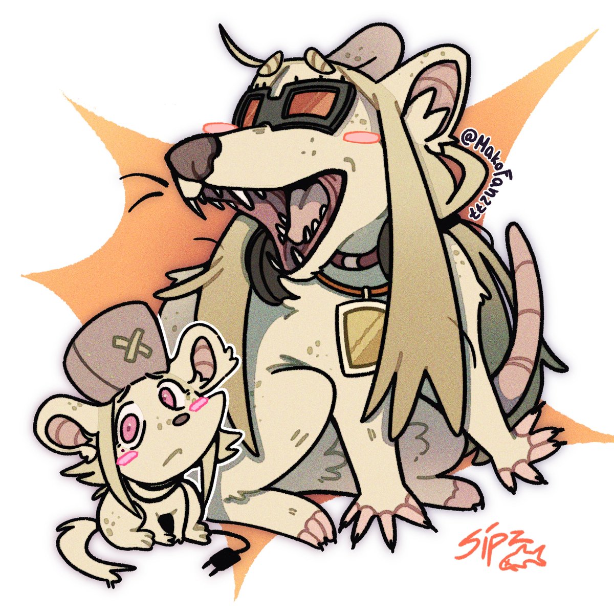 urerru's tweet photo. August is a mix of a rat and a possum, just so you know🐭
#gachiakuta #eishiastilza #auguststilza https://t.co/bRrZeUUDgQ