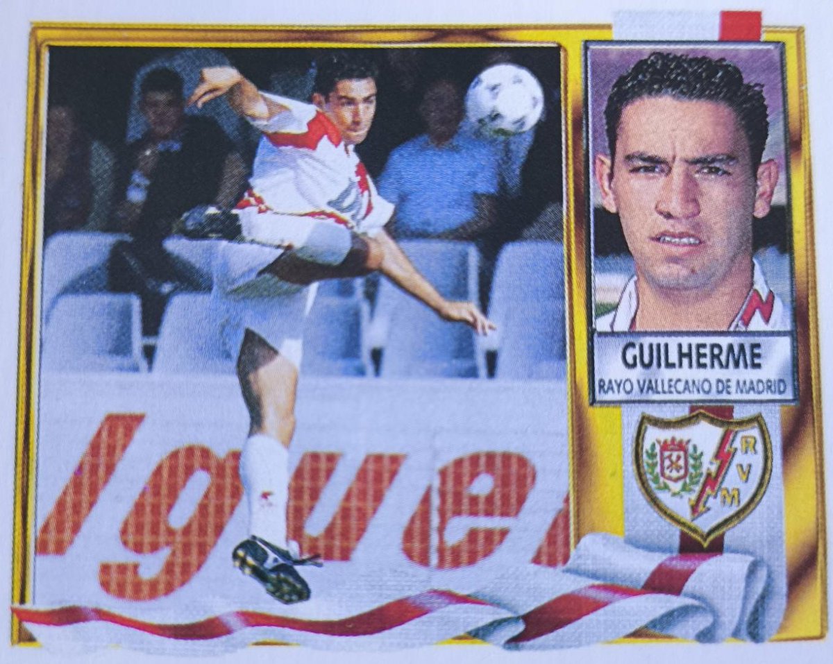 Marcador_Retro's tweet photo. 🔙 REBOBINANDO

Guilherme, Rayo Vallecano 1995/96. 🇧🇷⚽️

Calidad y gol brasileño en Vallecas. Un delantero que dejó su sello en el fútbol español.

#MarcadorRetro #Rebobinando #RayoVallecano https://t.co/IVfqfV2XiV