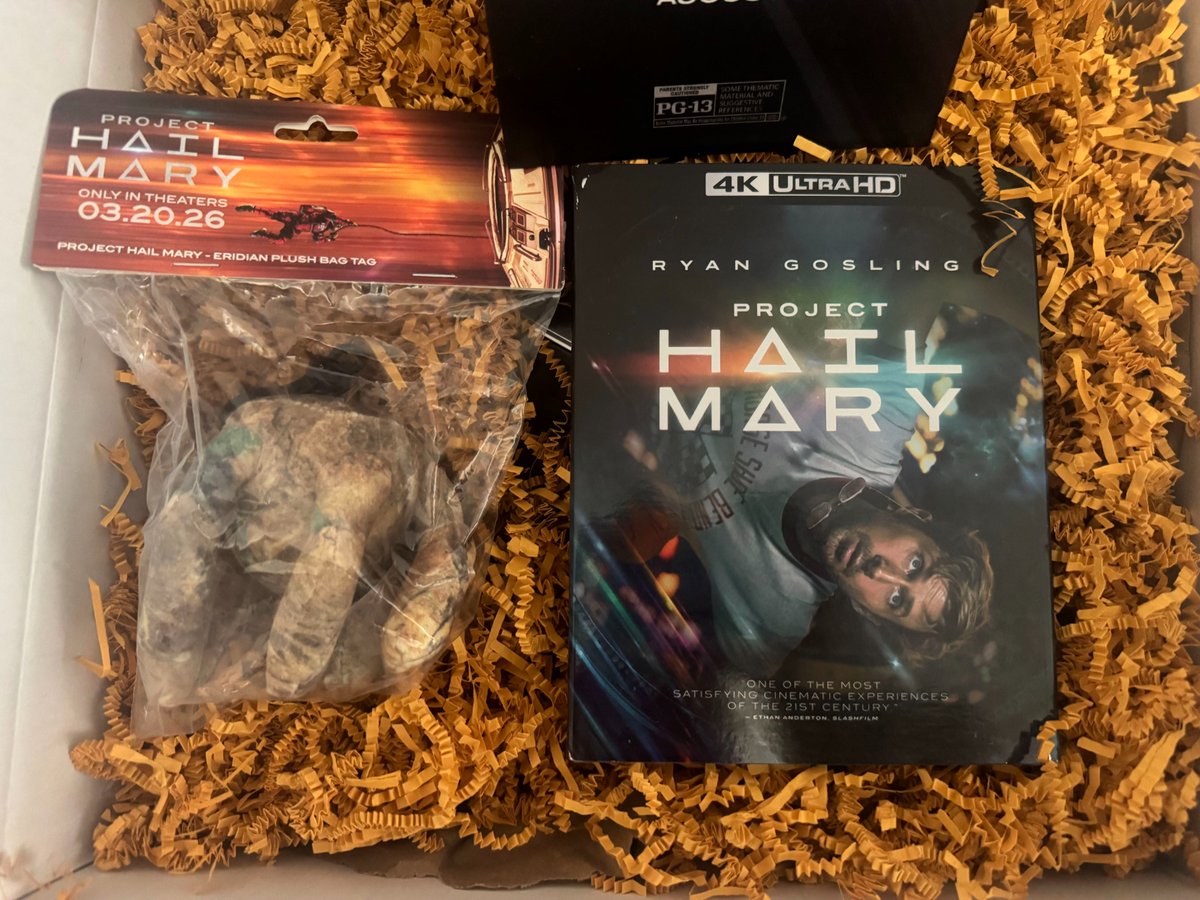 comingsoonnet's tweet photo. #ProjectHailMary is now available on 4K UHD, allowing you to enjoy the Ryan Gosling sci-fi movie in all of its glory at home. https://t.co/sRIAGuxfZT
