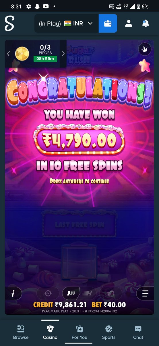 0fficialstar's tweet photo. @Stake I appreciate for this big win @Stake 
My stake I'd amanmeharr https://t.co/XdYNWjWBg3