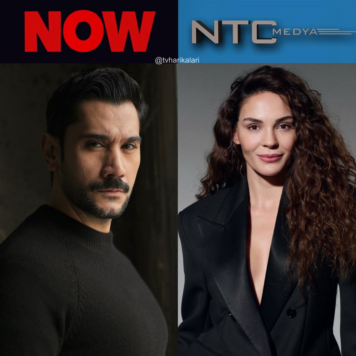 tvharikalari's tweet photo. #NTCMedya tarafından #NowTv için hazırlanan #AdanaAyazı dizisinin başrol oyuncuları #UğurGüneş ve #EbruŞahin oldu. https://t.co/Y4ybp3tq8F