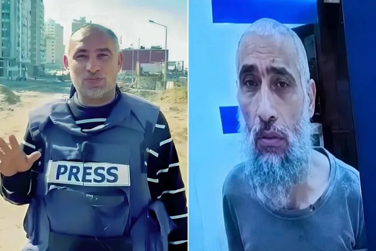 DropSiteNews's tweet photo. “The person I saw wasn’t my husband. I saw someone else, someone far older than his age. Mohammed looked crushed and exhausted. You can see the marks of injustice in his eyes.”

Drop Site’s @AbdSabbah91 spoke with Wafaa Abu Al-Laban, wife of detained Palestinian journalist Mohammed Arab. ⬇️