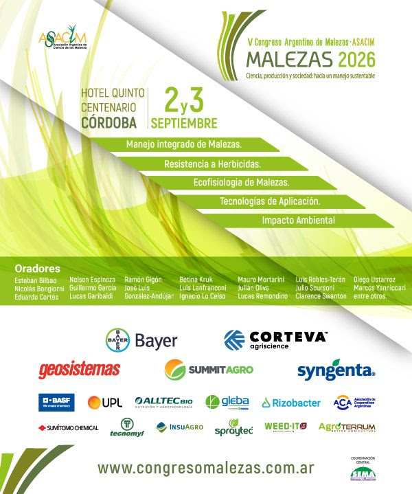 ASACIM_Malezas's tweet photo. Malezas 2026 - Cuenta regresiva. Faltan 13 días. https://t.co/6rQut6XJX5