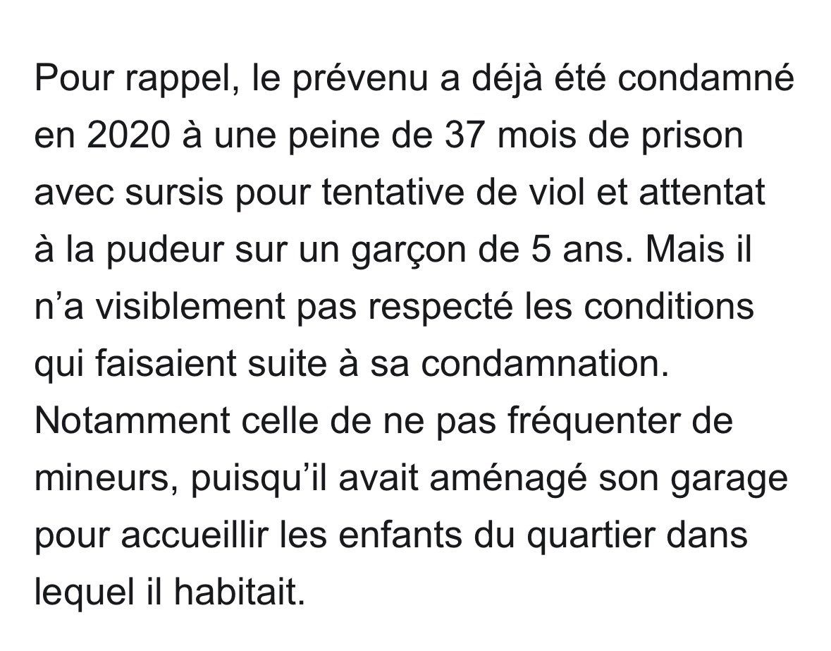 slimfromthe6__'s tweet photo. Énième exemple de la justice de merde qui protège les pédophiles : 

Il va prendre 17 ans de prison pour avoir tabasser un pédophile récidiviste qui a été condamné à 37 mois de SURSIS pour tentative de viol sur un garçon de 5 ans et été poursuivi pour avoir violé une fille de 7 ans, si la justice avait bien fait son boulot il aurait jamais pu agresser un TROISIÈME enfant et tout ça ne serait jamais arrivé !

La justice protège des pédophiles en étant super laxiste avec eux mais par contre est super sévère avec ceux qui veulent protéger leurs enfants de prédateurs qu’elle a été incapable de mettre hors d’état de nuire 🤦🏽‍♂️🤦🏽‍♂️