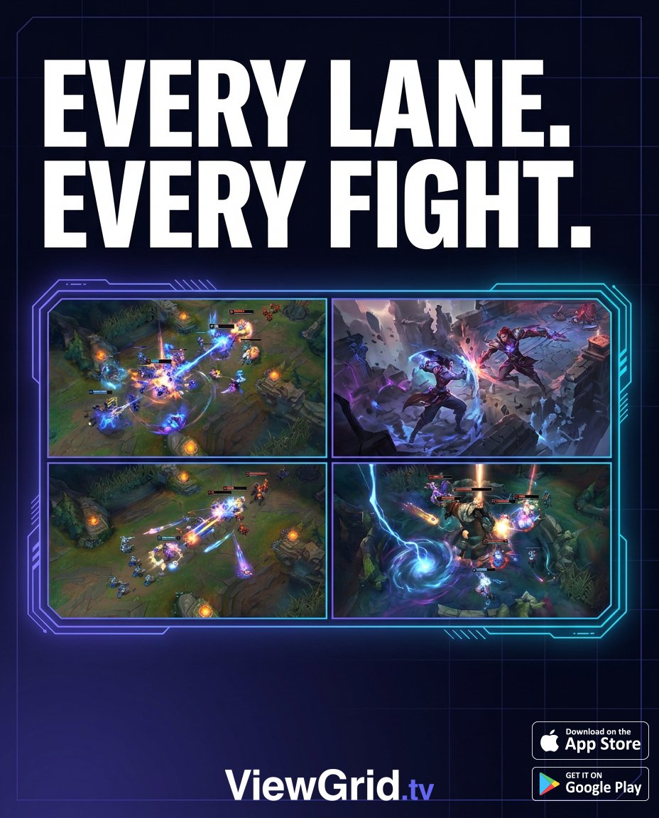viewgridtv's tweet photo. The caster can only show one lane at a time.
With ViewGrid, watch top, mid, bot and the jungle all at once. See the whole map.
Free at https://t.co/xJx3ucKsF0
#Esports #LeagueOfLegends #MOBA #MultiStream #ViewGrid #ProGaming #GamingLife https://t.co/LDNZFh3jwf