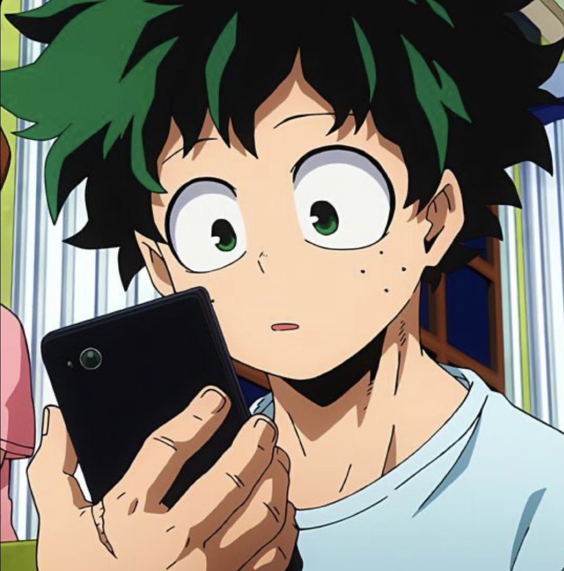 Ch0senHope's tweet photo. ( scrolling through the gc on his phone with a small smile . ) https://t.co/DGRF6oUco9