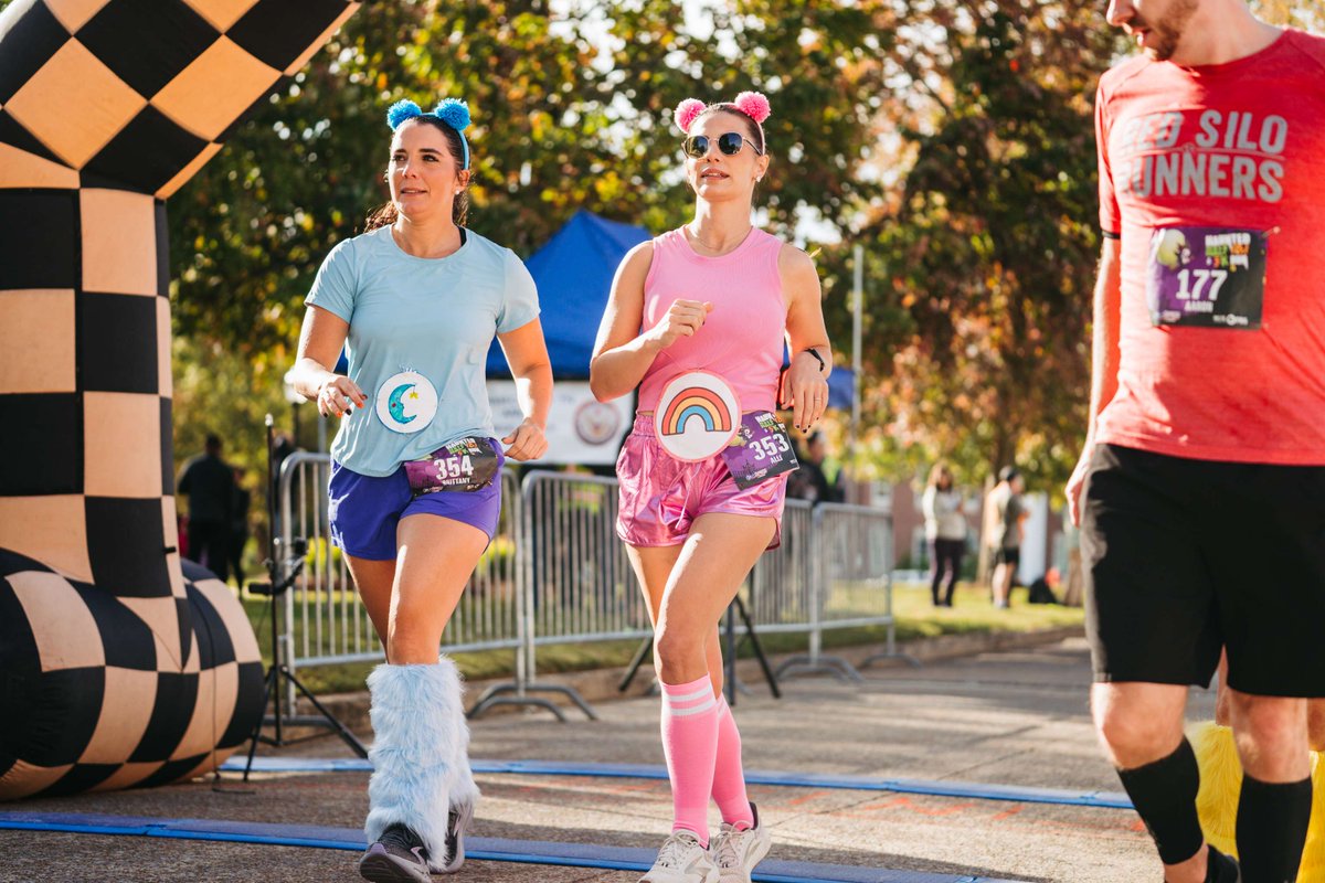 WCTE's tweet photo. The Haunted Half is the perfect excuse to break out the costumes, grab a friend, and spread a little Halloween cheer one mile at a time.

Whether you're chasing a PR or just running for fun, you'll fit right in.

🎃 Sign up today: https://t.co/Otht8kZKXW https://t.co/GQBcNwgA2v