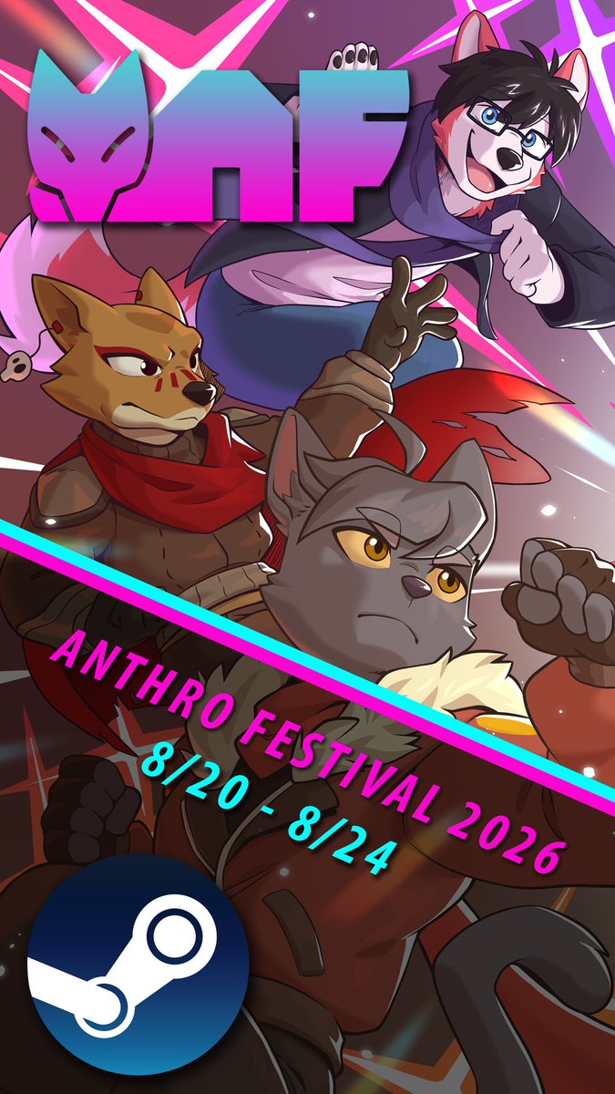 anthrofestival's tweet photo. Anthro Festival 2026 is LIVE on Steam!

https://t.co/TXpbdFavNP

Demos, discounts, and more! https://t.co/pkgLMLkxNg