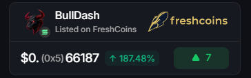 BullDash_'s tweet photo. We are now on freshcoins.
Votes are appreciated to get trending.

$ANSEM x @clawpumptech hackathon
https://t.co/unk5ZjQ8eo
CA: 96D9PqP2AWo6Xgegd1rK4mRNZPJ7WdAE1JprsAg36FER

https://t.co/1YjOCjGtlK https://t.co/Gbw8RLyeXP