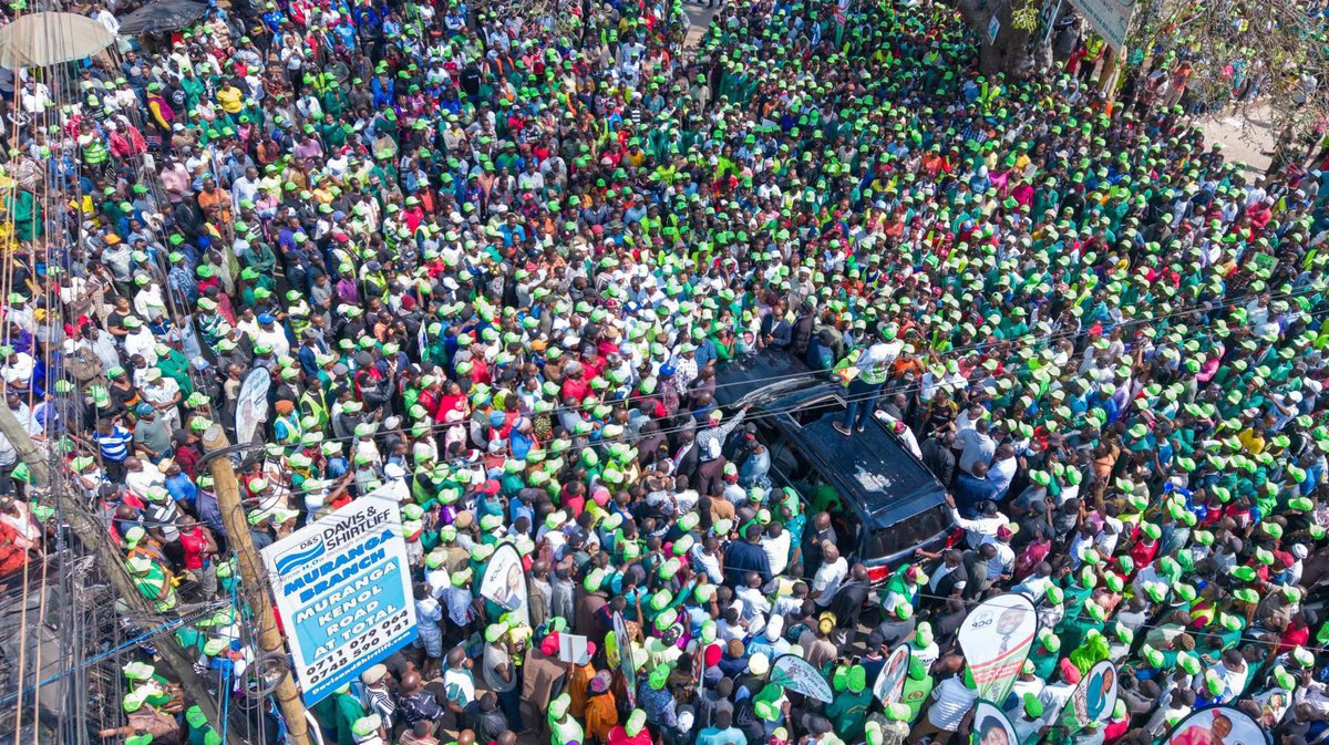 Hon_Njeri_Maina's tweet photo. Kandara, Muranga County. 

It’s WANTAM and it’s green!! 💚💚 https://t.co/4qLCLeOlls