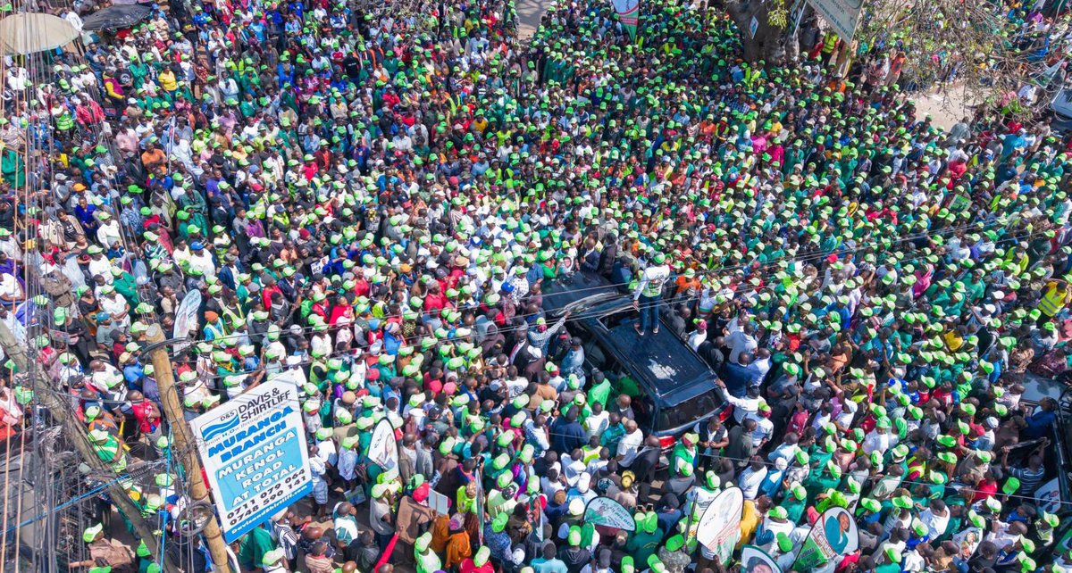 Hon_Njeri_Maina's tweet photo. Kandara, Muranga County. 

It’s WANTAM and it’s green!! 💚💚 https://t.co/4qLCLeOlls