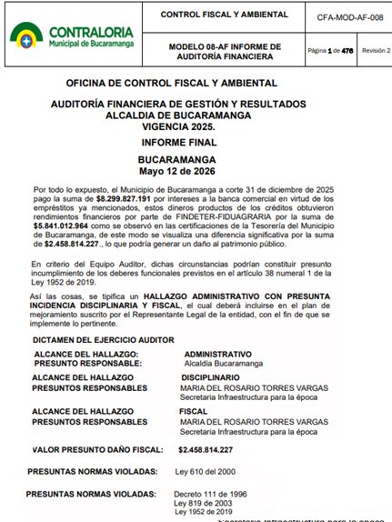 LaPaginaC's tweet photo. URGENTE 🔴💣María del Rosario Torres ficha del Ministro de Vivienda y Abelardo de la Espriella para manejar las inversiones para las Viviendas de Interés Social frente al terremoto. La Contraloría la responsabilizó por pérdidas por 2458 millones de un préstamo de 79 mil millones. https://t.co/eja3T6Hc66
