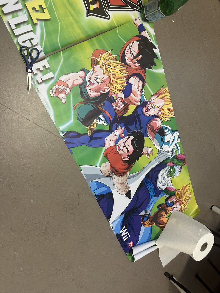 nomorusama's tweet photo. Réception de folie aujourd’hui, Plv en toile pour la sortie de tenkaichi 3 wii ! Visiblement elle vient de Auchan , de 2007. SPARKING!
#Dragonball #tenkaichi #tenkaichi3 #sparkingmeteor #plv https://t.co/pet7BQ9kSy