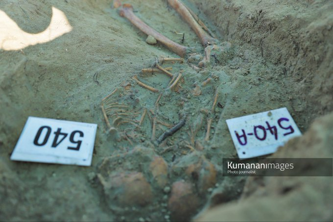 krishnaambalav1's tweet photo. ”Chemmani in the International Spotlight”

The 582 sets of human remains identified at the Chemmani mass grave in Jaffna have today become a leading story in major international media.

India Today, The Telegraph, Al Jazeera and Outlook have all reported the figure prominently. Their coverage highlights that the remains include those of babies and young children. More than 160 personal belongings - a milk bottle, a blue school bag, toys, bangles, footwear and shoes -have been recovered. One skeleton was found headless, with both hands bound against the chest.

This is not merely a number.  

It is the story of Tamil civilians who disappeared during the military occupation of Jaffna in the 1990s. A truth first spoken by a soldier in 1998, buried for decades, has now forced its way back into global attention.

International outlets describe Chemmani as Sri Lanka’s largest mass grave. Yet identification, DNA testing and accountability have still not begun in any meaningful way. Trust in domestic processes remains low. That is why families continue to demand international supervision.

Every time the count of skeletons rises, the world looks.  

Truth and justice, however, are still waiting.

Sources: 👇

• India Today – https://t.co/4EoHUoob05
• The Telegraph – https://t.co/bT5blkblkr
• Al Jazeera / related coverage

 Krishna Ambalavanar