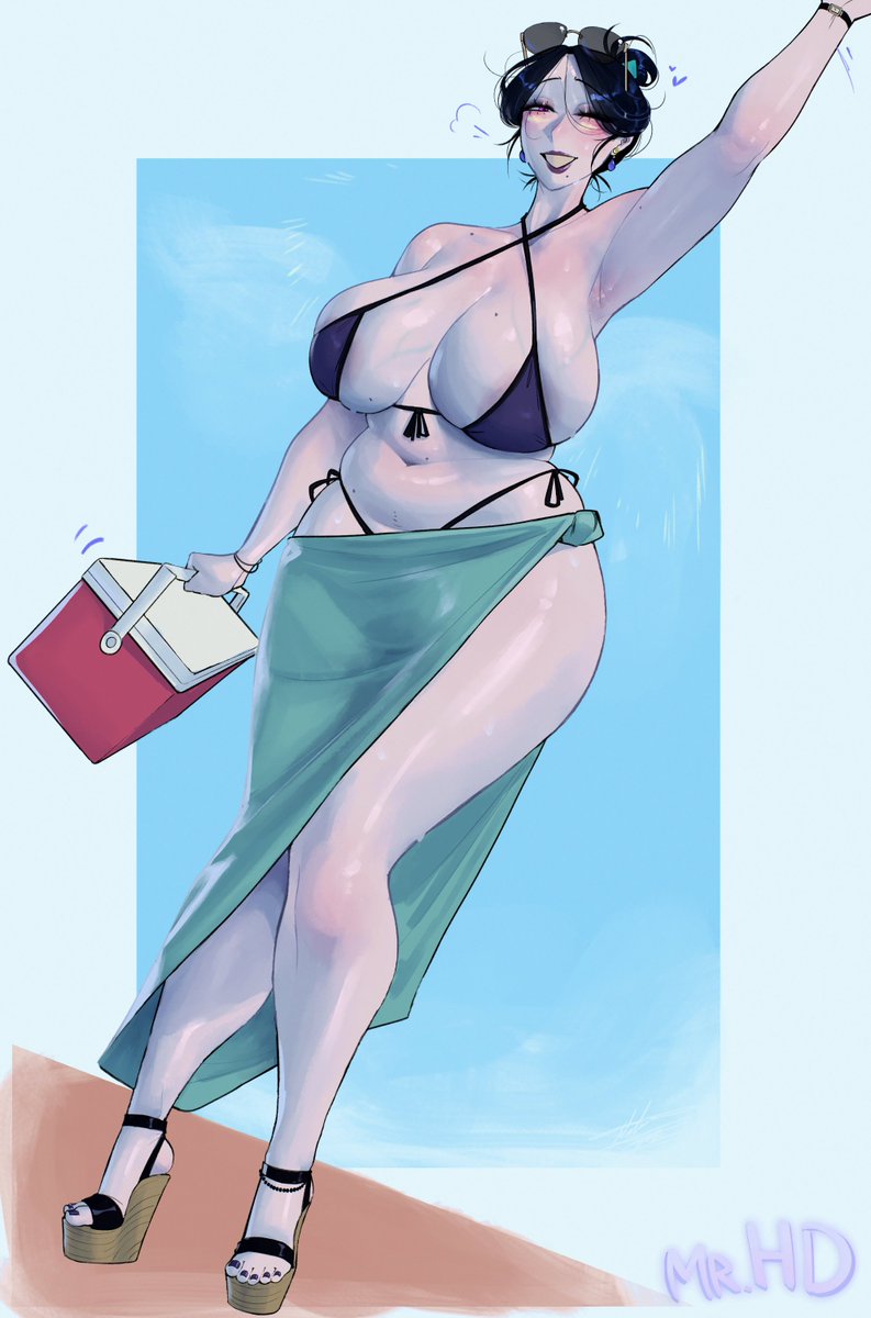 DrawingsHernan's tweet photo. Are you ready for a very hot summer with Herlyn?🏖☀️💦 https://t.co/39dDi6mRD7