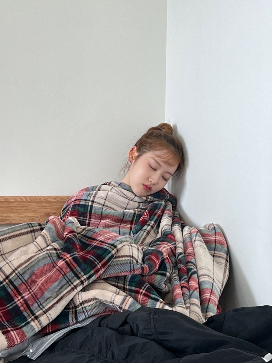 stayclectic's tweet photo. this blanket is the 7th member of stayc at this point https://t.co/XCtPuvQGe1