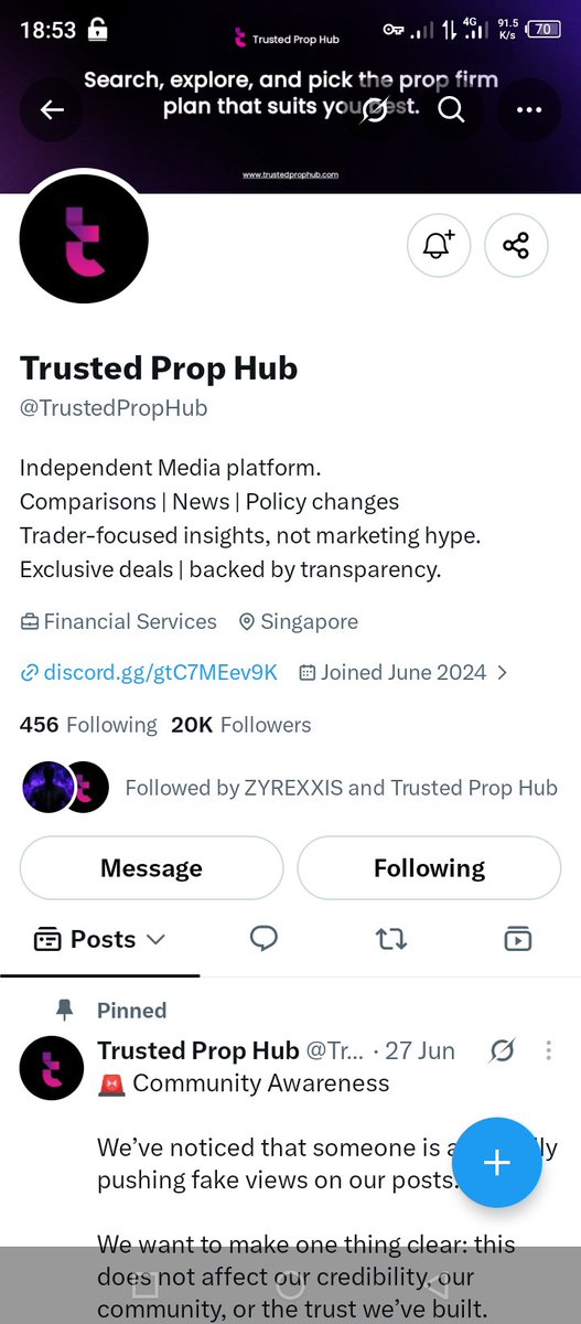 BOUYA10BOUYA's tweet photo. @TrustedPropHub @support_tph @EquityEdgeUK ✅ https://t.co/AKX097aZsU