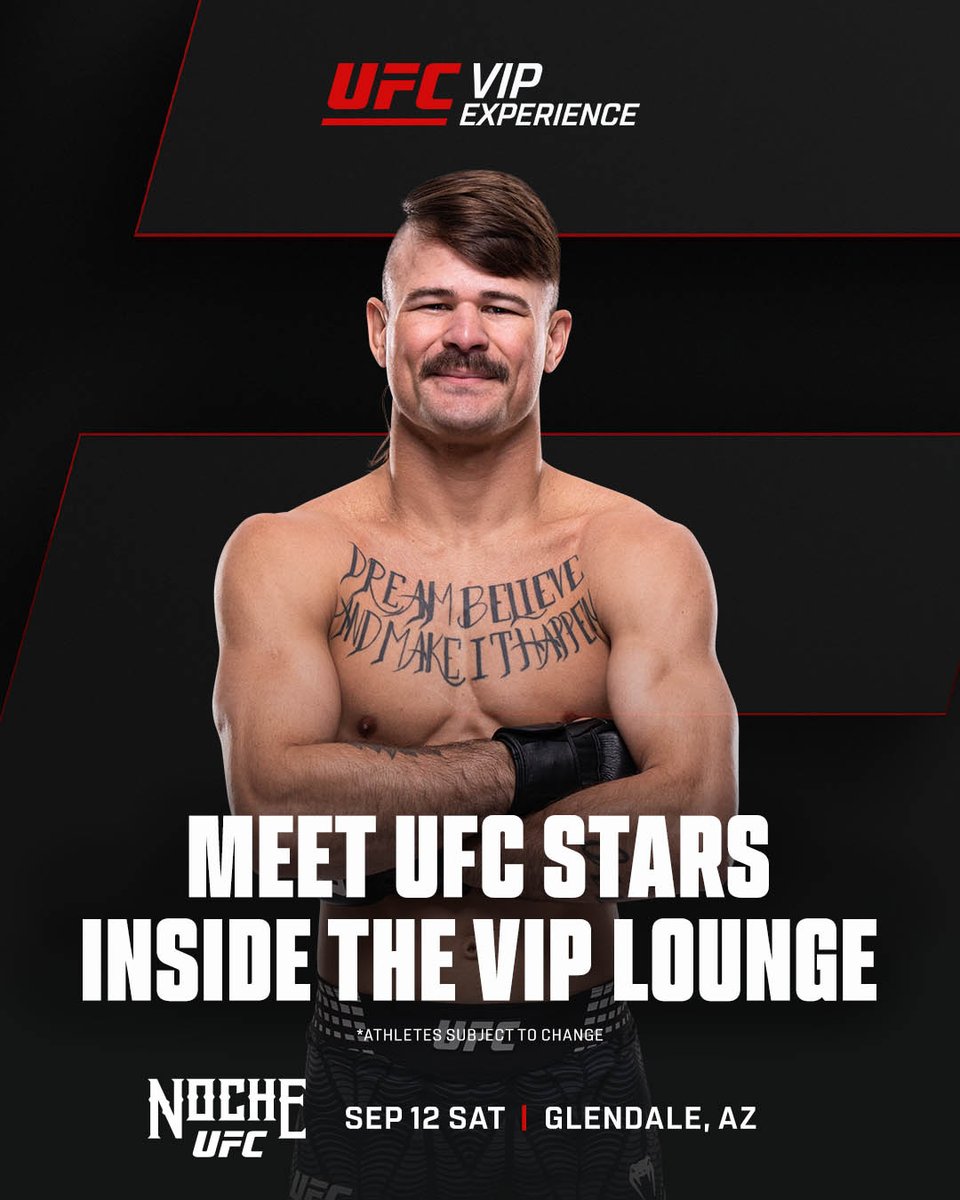 ufc's tweet photo. Experience #NocheUFC as a VIP and meet UFC stars like @Diegolopesmma!

Head to https://t.co/beNa9ZQxxY for more info! https://t.co/ETS2ibUPeA