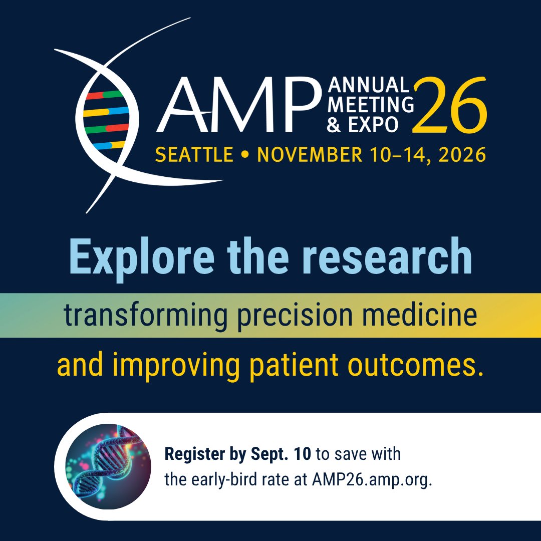AMPath's tweet photo. Three weeks left to save on your #AMP2026 registration! 

Program: https://t.co/7qId44ycIo
Special scientific events: https://t.co/3HuJvqCnAQ
Networking events: https://t.co/ilOcPIAa0T

Earn up to 19.25 continuing education credits!

REGISTER 👉 https://t.co/oF8VyLAM7m https://t.co/SKuMZlM5xl