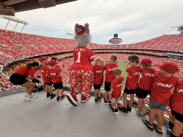 jcparks_rec's tweet photo. 🏈 The 2nd Grade Arrowhead Avengers were named the Kansas City @Chiefs Flag Football “Team of the Week” for 2026! They enjoyed a behind-the-scenes tour, a visit from KC Wolf and a jumbotron shoutout at the Aug 15 preseason game! ❤️💛

#JCParks #RedKingdom #GetOutAndPlay https://t.co/abEDmYeNwE
