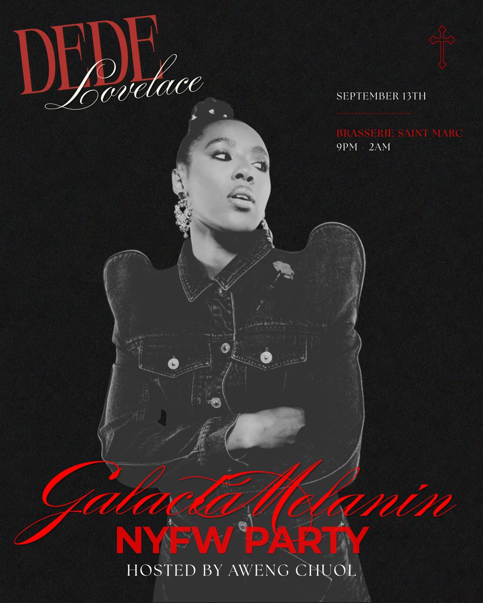 galactamelanin's tweet photo. NYFW with @dedelovelace on the decks 🪩🇺🇸

September 13th
📍 Brasserie Saint Marc
9PM–2AM
Hosted by @awengchuol

Tickets live now 🎟️
https://t.co/gS0jsyaa5D

Last entry 11PM. See you in New York 💋 https://t.co/xxiTCDf4SW
