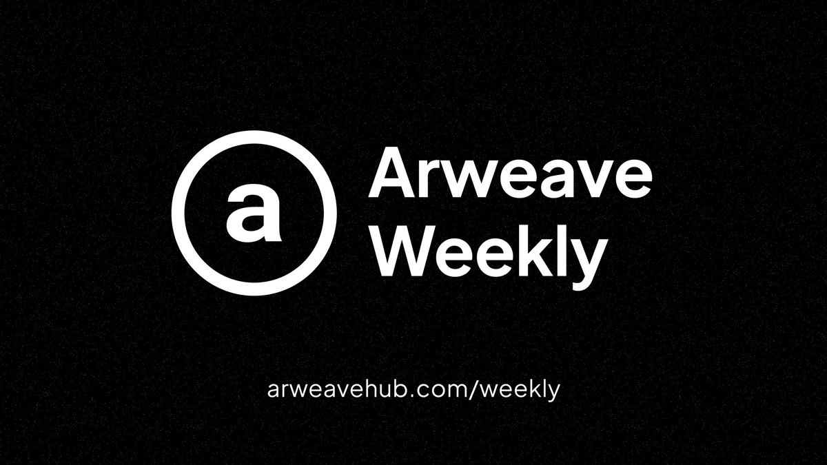 onlyarweave's tweet photo. @ArweaveEco Want to stay on top of @ArweaveEco developments? Check out our newsletter, Arweave Weekly.

Each issue comes jam-packed with ecosystem updates and highlights impactful builds from the permaweb community.

Subscribe here: https://t.co/Z5JtmDZNsR https://t.co/w5jxlZBzdK