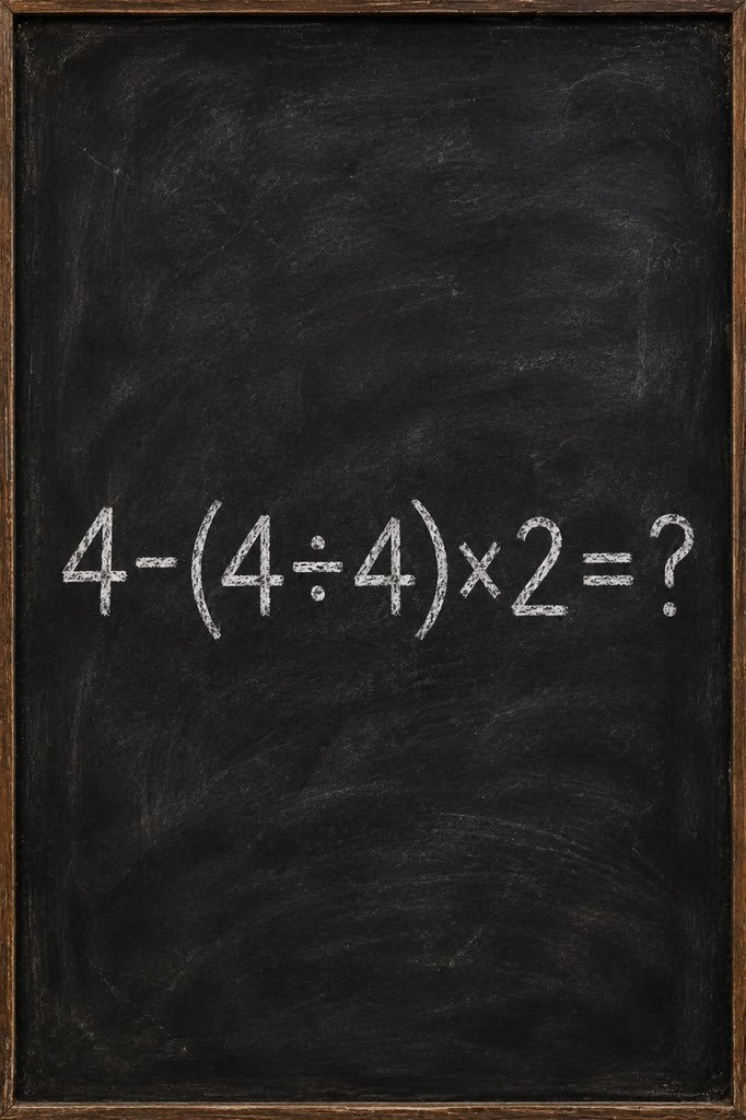 teddyrewa's tweet photo. Mind says 2… eyes say 8?

Can you solve this without a calculator? https://t.co/FtV8a4743R