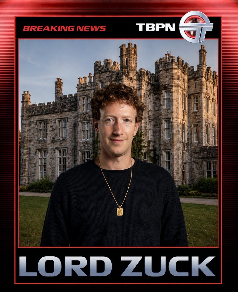 tbpn's tweet photo. BREAKING: Mark Zuckerberg bought a 440-acre historic Irish castle https://t.co/KrUAKCrWTF