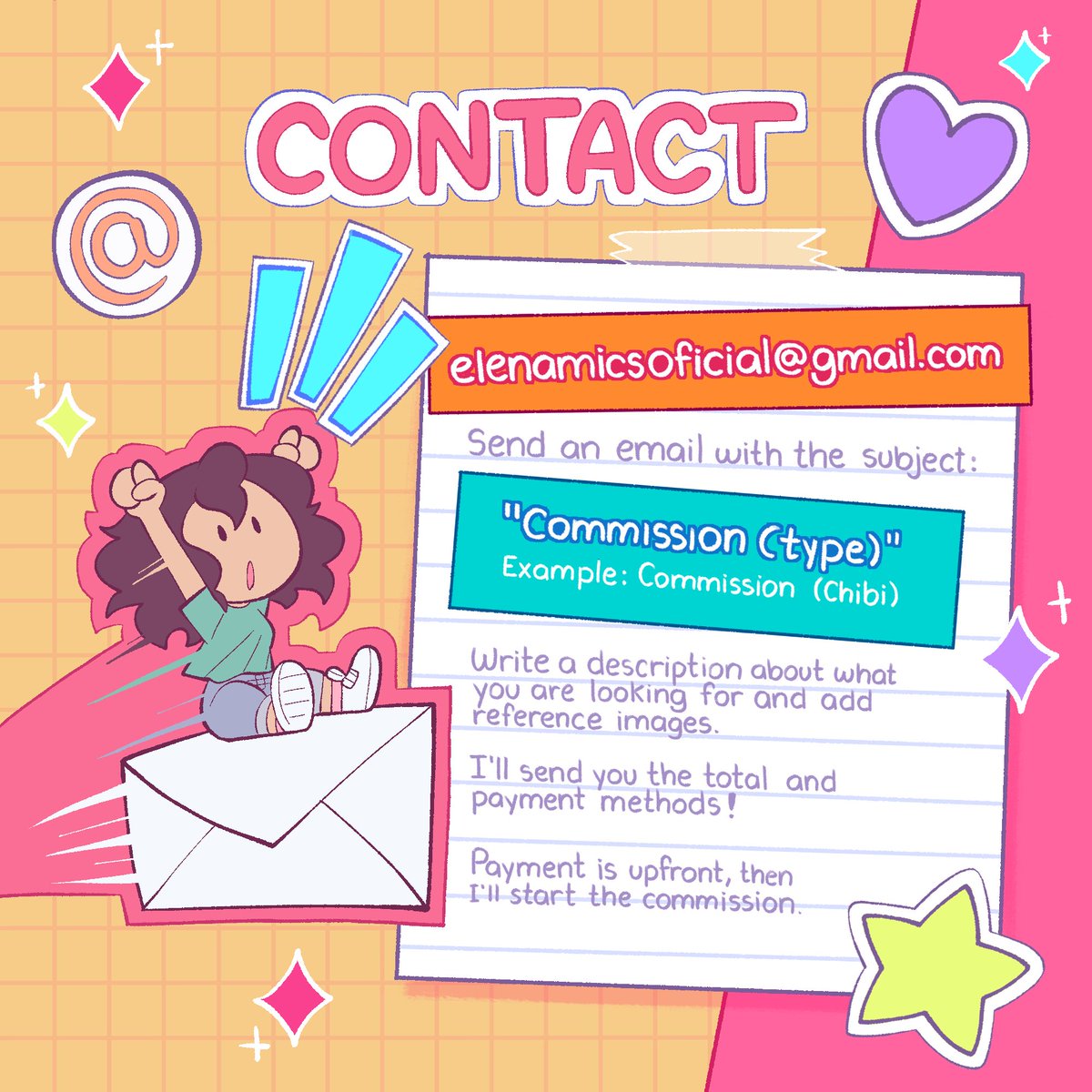 elenamics's tweet photo. ✨Commissions OPEN!✨✏️ https://t.co/0tS5kkmk0S