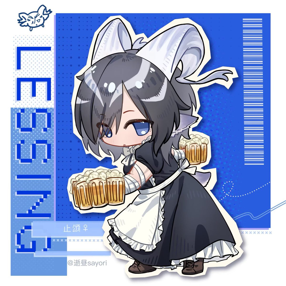 sayori983526's tweet photo. 一口气可以端起14杯啤酒的强壮女仆💪🏻

#明日方舟 #止颂 #レッシング #Lessing https://t.co/ShsRWk9FkB