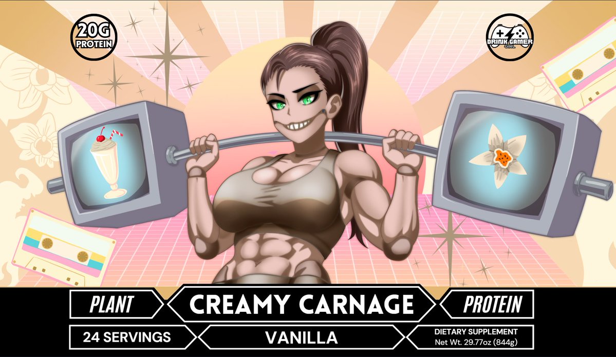 DollRatVT's tweet photo. Need some pep in your step? Some clean energy or specialized hydration? How about some gains?~👁️

Remember Mallrats we're partnered with @DrinkGamerGirl 

You can use code "Gloomhaven" for a discount on our products~ 🖤 https://t.co/KyFbiFR7fr