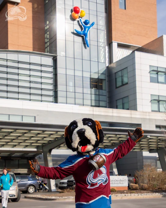 Bernie standing out front at Children’s Hospital Colorado