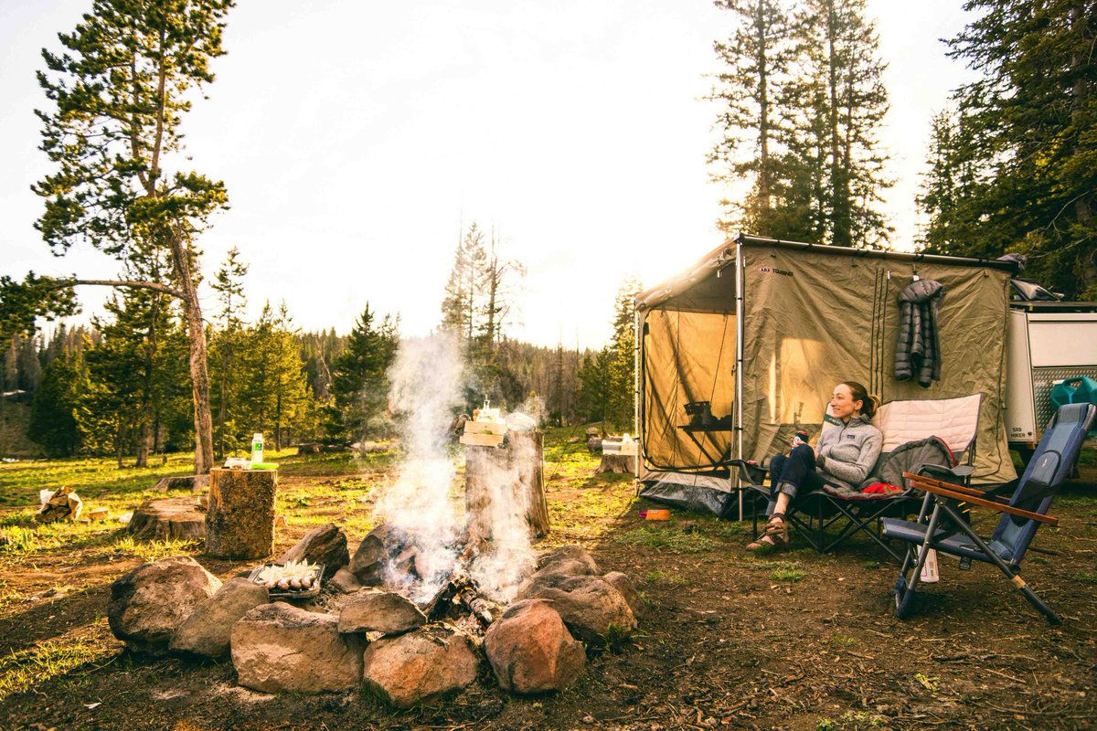 addae_danso's tweet photo. Just woke up to forest birds singing, fresh air filling my tent, and coffee that tastes better here than any café. #WildEscape #CampingVibes， https://t.co/UpDCh34Qdz