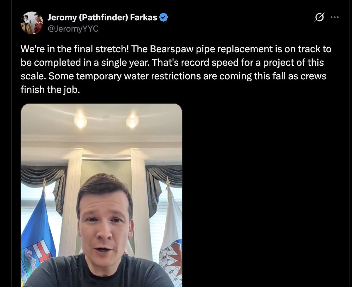 floragillespie's tweet photo. He refuses to address the problem. 
If you think otherwise you're not listening 
"The City of Calgary, C2C Journal found out, has even skimmed more than $1 billion from its ratepayer-funded water utility to spend on other programs" https://t.co/UfMEDvDPxn