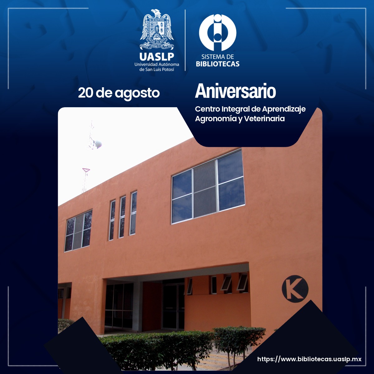 Sisbib_UASLP's tweet photo. 🥳El Sistema de Bibliotecas felicita al personal que conforma el CIA AV en su aniversario. https://t.co/9qFQHzU91l