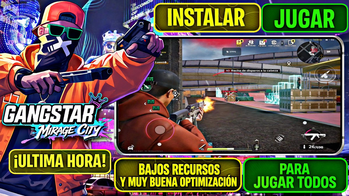 Destro32YT's tweet photo. NUEVO VIDEO! ULTIMA HORA! YA SALIO GANGSTAR MIRAGE CITY para INSTALAR y JUGAR TODOS con MUY BUENA OPTIMIZACION
https://t.co/WxddU8RDFG
#GanstarMirageCity #MirageCity #Ganstar #ganstarmiragecity #ganstar #gameloft #gameloftgames https://t.co/nVO1ZIzk4C