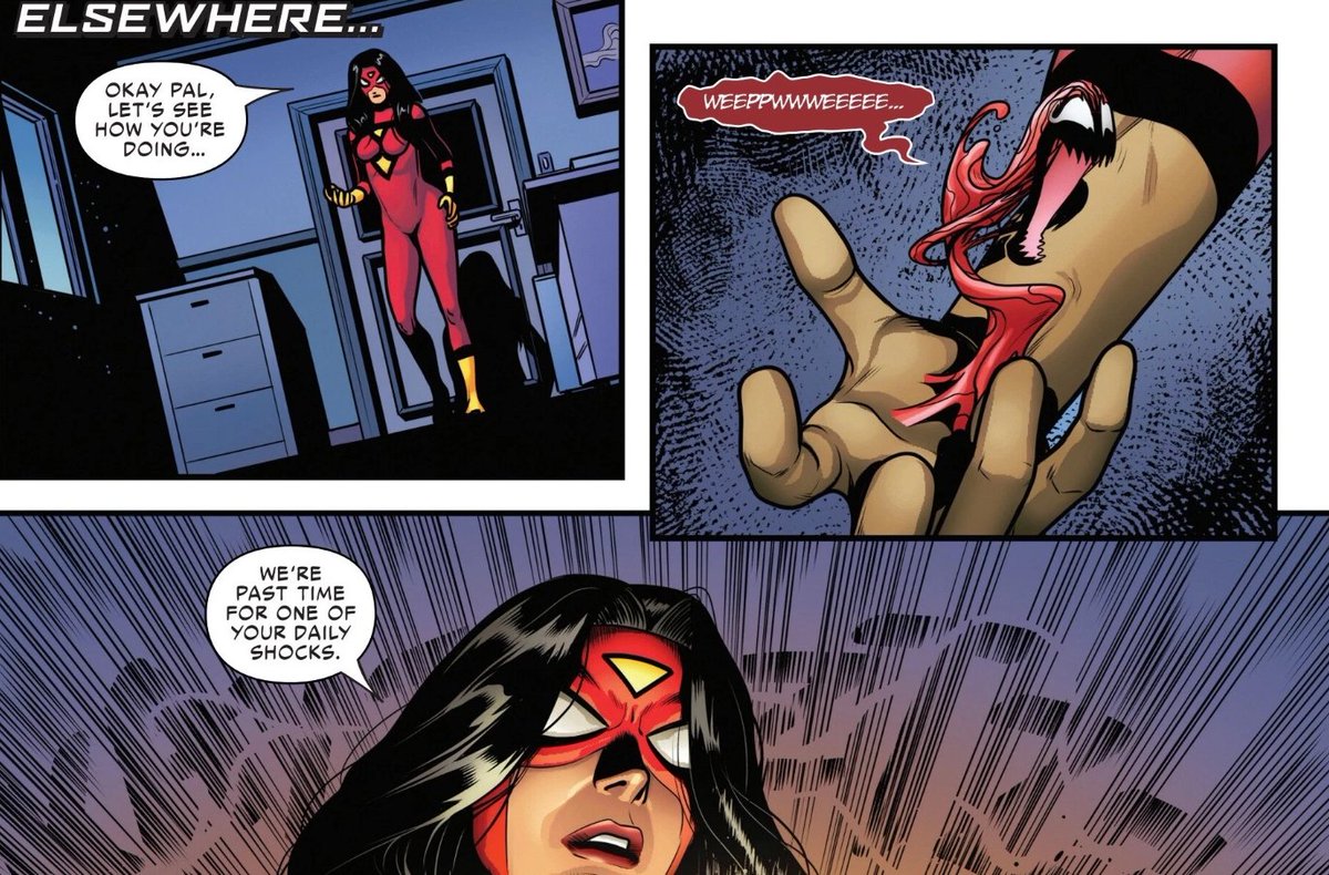 HowMcu's tweet photo. JESSICA IS CARNAGE NOW https://t.co/VKBmrnzxma