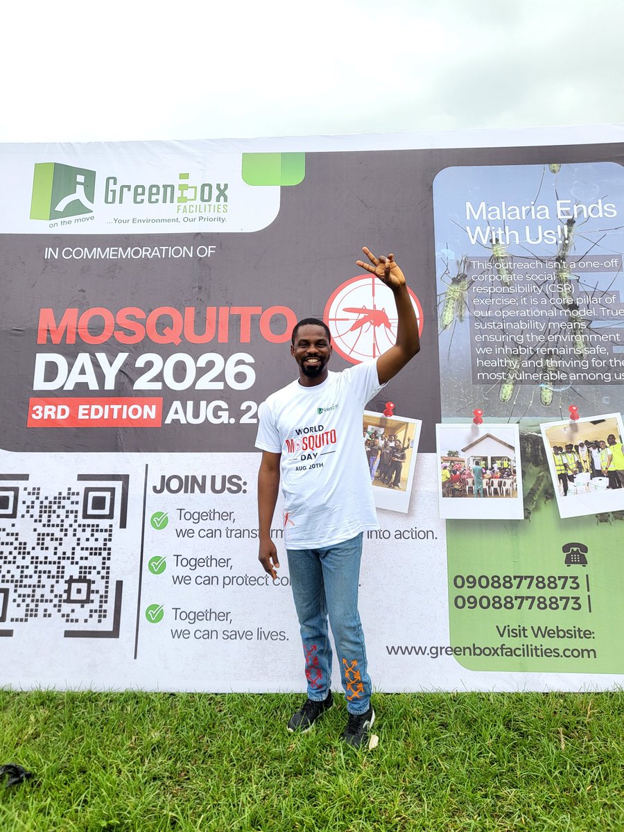 SolomonAlarape's tweet photo. @Greenbox_ltd The smiles made it all worthwhile. ❤️

We are committed to creating healthier, safer communities-one outreach at a time.

#WorldMosquitoDay #August20th #CommunityImpact #GosaAbuja #GreenboxFacilities https://t.co/gn52pTHWhm