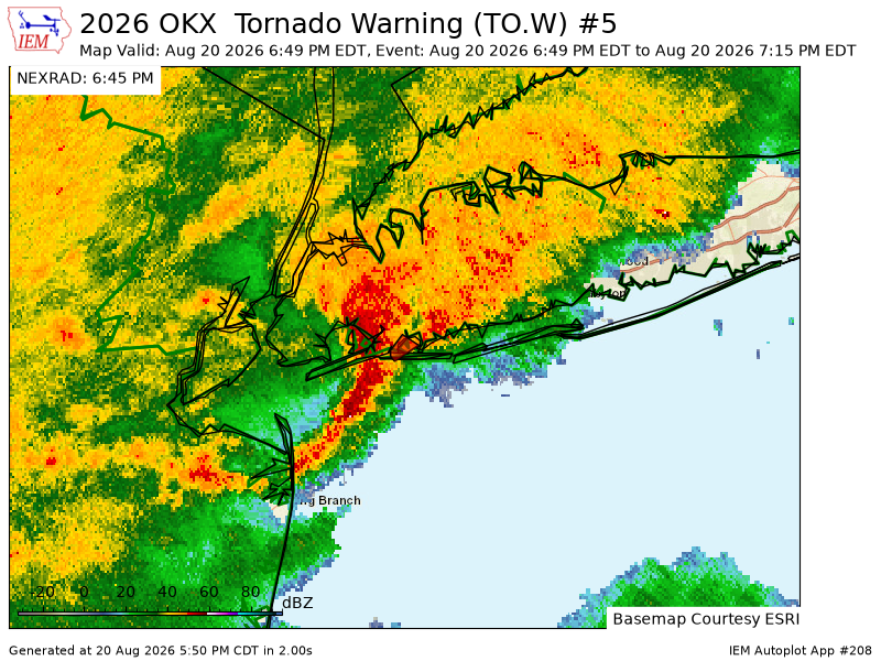nymetrowx's tweet photo. OKX issues Tornado Warning [tornado: RADAR INDICATED, hail: <.75 IN] for Nassau [NY] till 7:15 PM EDT https://t.co/wYIO1thrkL https://t.co/Mx7X5Gll9B
