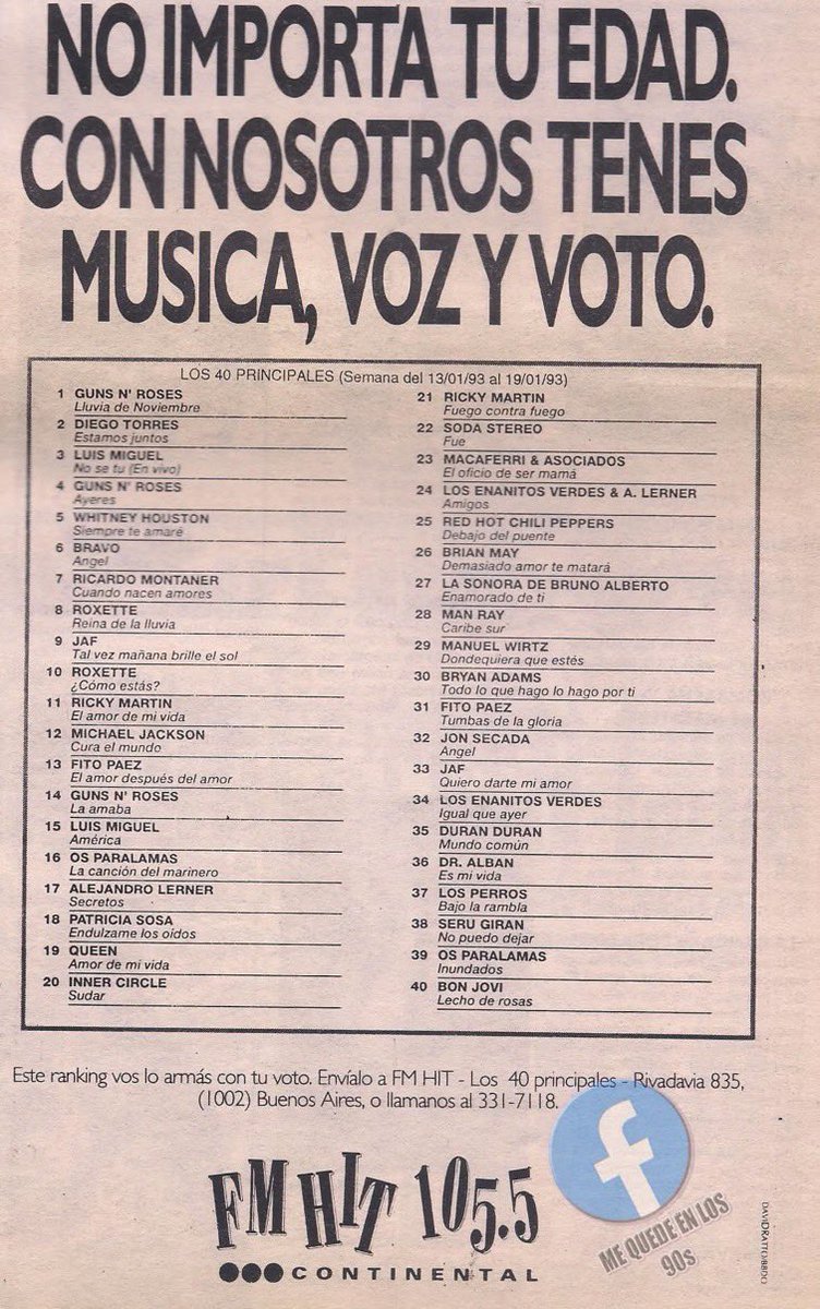 MiltonFriedom5's tweet photo. Los temas más escuchados en Argentina hace 30 años 

Vs

Hoy. 

País absolutamente favelizado. Ezeiza. https://t.co/zRWnbFPNop