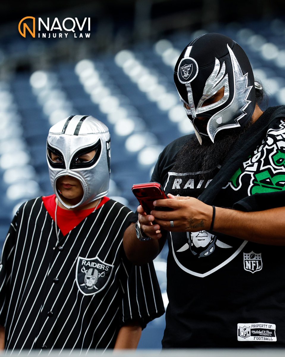 Raiders's tweet photo. Away from home, never alone 🏴‍☠️

#RaiderNation | @naqviinjurylaw https://t.co/YOGv5IQh3d