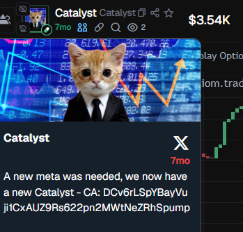 SleikenC's tweet photo. last one was a day older

THIS IS THE FIRST CATALYST MADE WITH THIS IMAGE
BUY THE OG, NEW ONE IS AT 1.5M!!!

DCv6rLSpYBayVuji1CxAUZ9Rs622pn2MWtNeZRhSpump https://t.co/nqlBho03fe