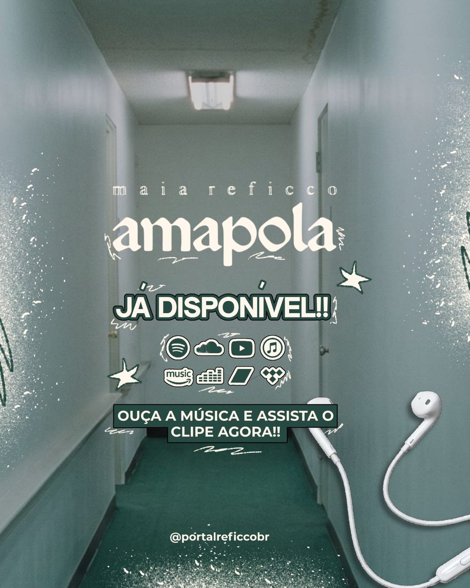 einarnia's tweet photo. AMAPOLA OUT NOW 

Maia Reficco acaba de lançar “Amapola”, primeiro single de seu álbum de estreia.

Ouça nas plataformas digitais e assista ao clipe no YouTube.

— Siga @portalreficcobr para mais novidades sobre a Maia Reficco. https://t.co/N8FklKVKB5