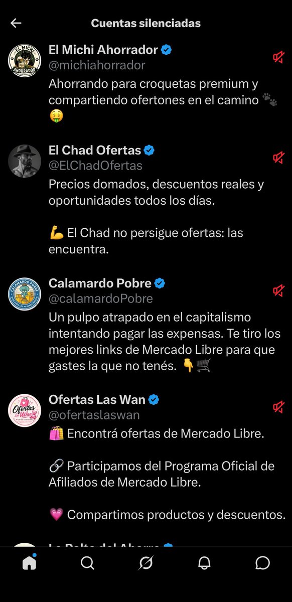 lm_pepper's tweet photo. No te alcanza la vida para silenciar estas MILES de cuentas con ofertas de mercado libre

insoportables son la nueva peste bubónica https://t.co/A9BLD0avmS