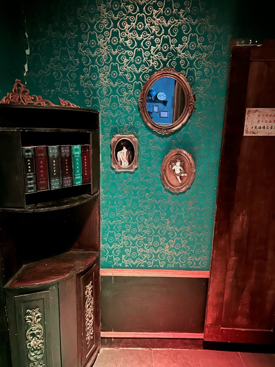 RRAccountingSer's tweet photo. Just escaped the spooky vintage bookstore escape room! Solved the hidden cipher in 45 mins—still shaking from that locked bookshelf sudden reveal. Who’s up for round two  #EscapeRoomAdventure https://t.co/Xw6RB6qLMM