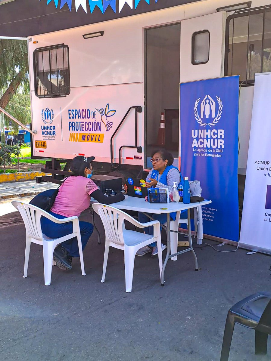 ACNURPeru's tweet photo. 📌En Tacna, participamos en la Jornada Itinerante del Poder Judicial, acercando servicios y orientación a cerca de 150 personas💙

✔️36 personas refugiadas accedieron a servicios y orientación.

Seguimos acercando oportunidades a personas refugiadas y comunidad de acogida 🫂 https://t.co/KxhPV5UgYw