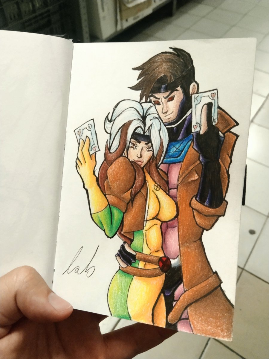 eddpulido01's tweet photo. Hay cosas más allá de la piel cherr 
#Rogue #Gambit #Xmen https://t.co/DwYXbgUtdf