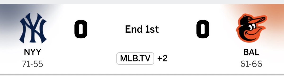 BrknBallsCT's tweet photo. NRFIs:

NY Yankees vs BAL Orioles ✅

Worth the wait. https://t.co/katkujmH1U
