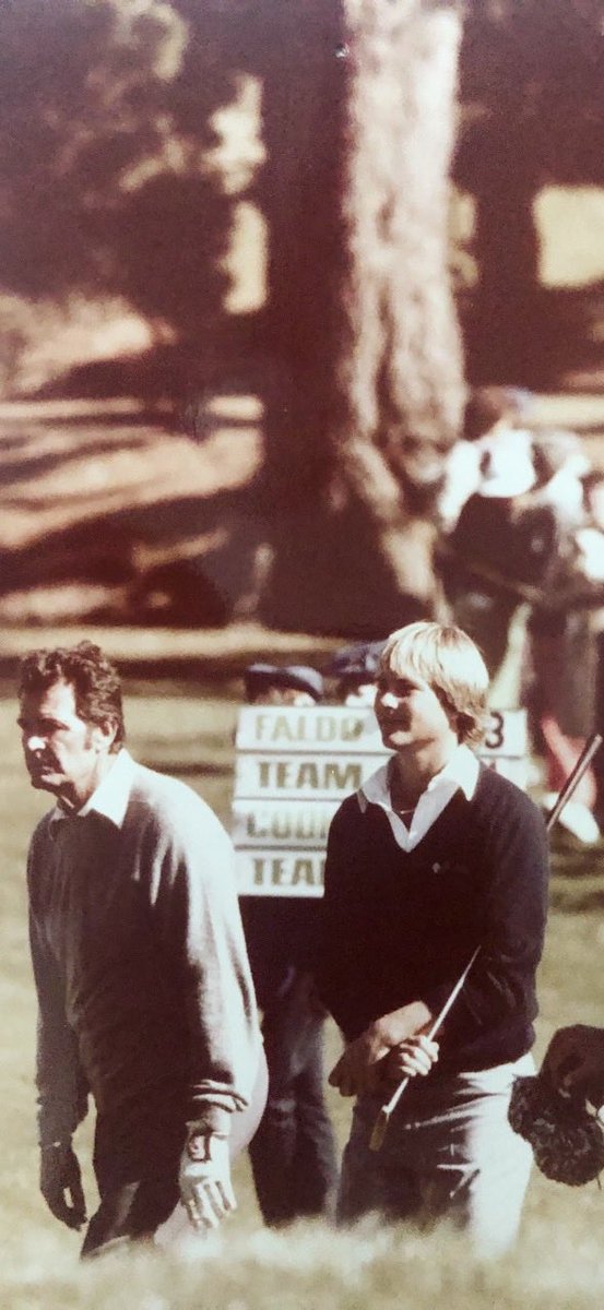 johncookgolf's tweet photo. 1981 Crosby with my long time partner #JimGarner the year I won. #DiFini https://t.co/NGm58swQ7w