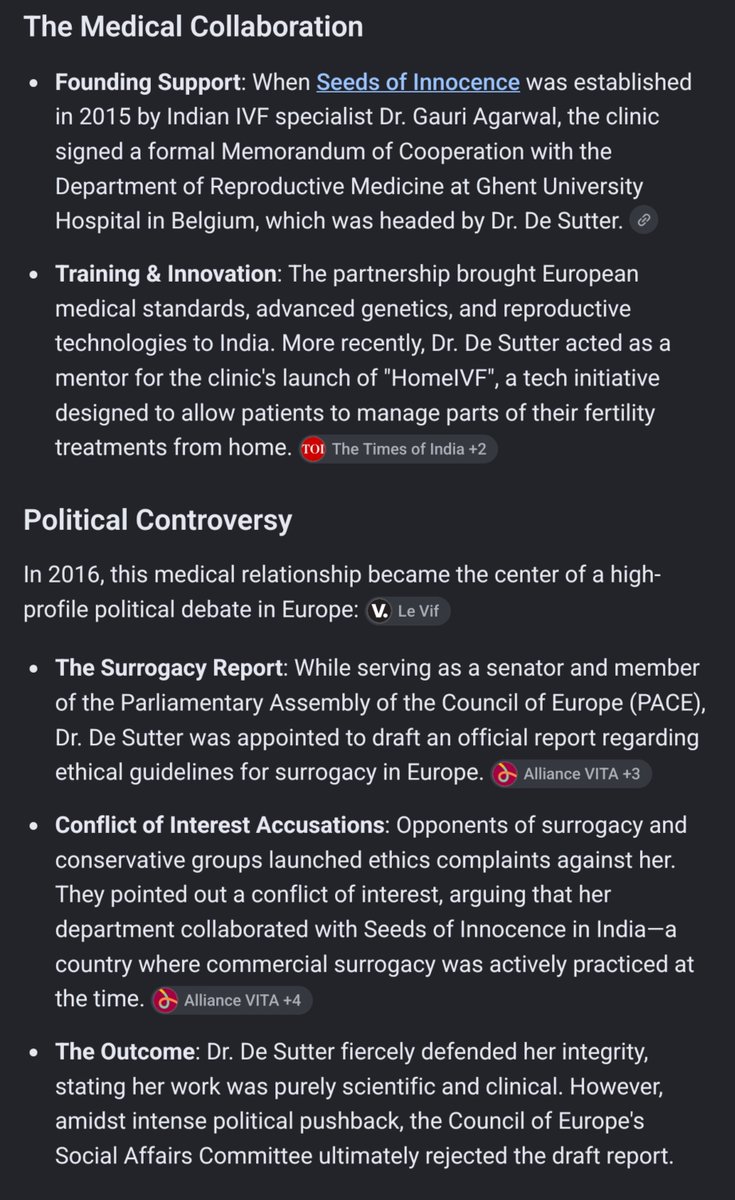 HannahStasi's tweet photo. @AnneCremer2 @university24845 De #Sutter a aussi contribué au développement d'une clinique de #GPA en Inde, et fait du lobbying pour la GPA au niveau de l'UE. 🤮👇 https://t.co/4srjY7TVFV